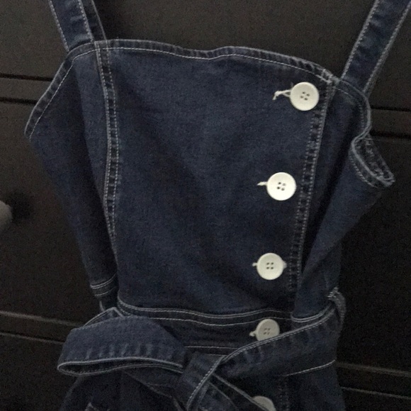 Mebon Denim Jean Pocket Dress Small - Picture 6 of 7